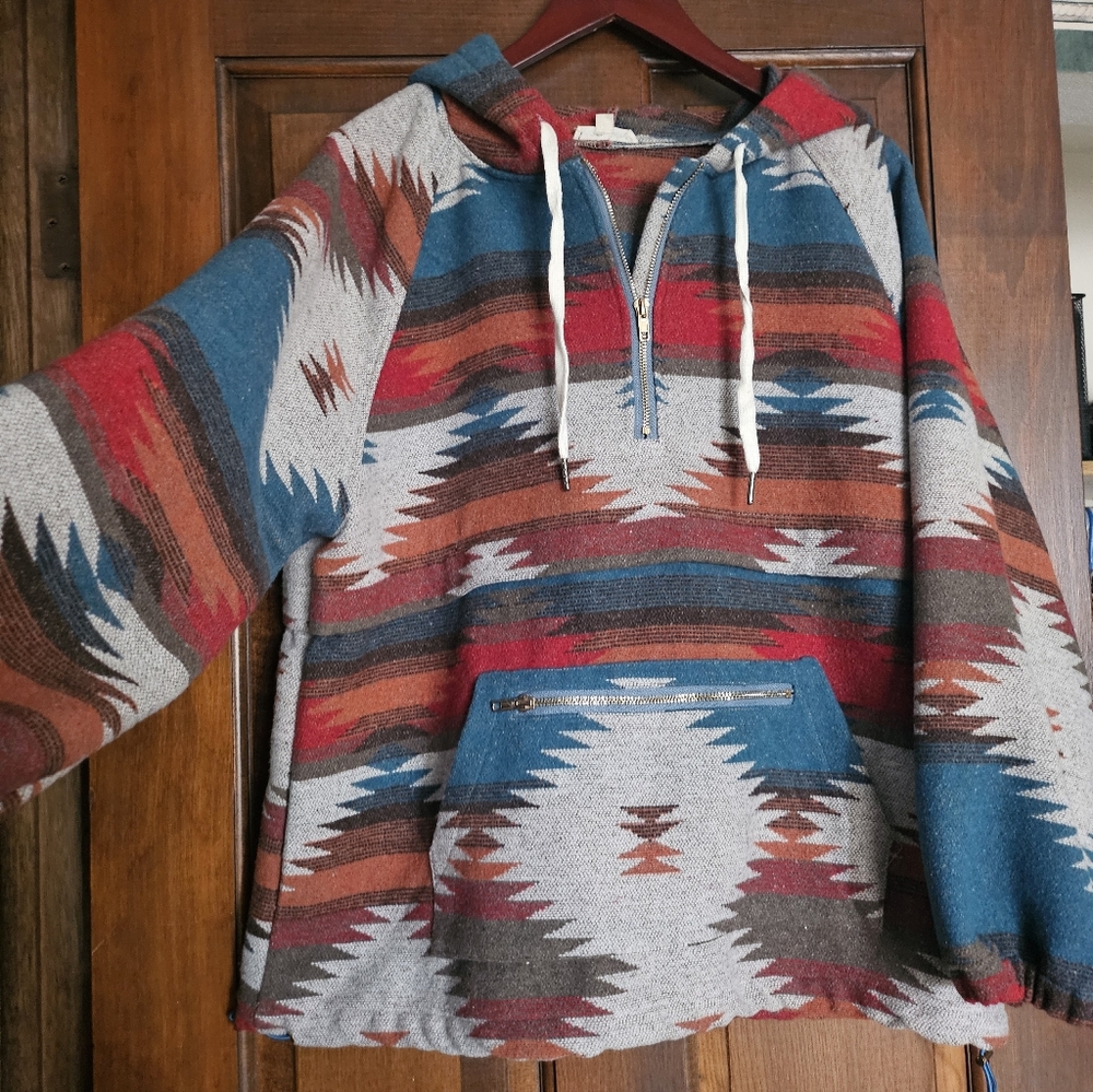 Main Strip Aztec Hoodie